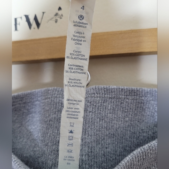 Lululemon No Sweat Pants Side Zips Pre/Post Workout Heathered Grey - Picture 11 of 11